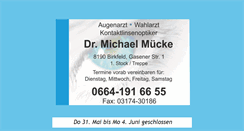 Desktop Screenshot of dr-muecke.at